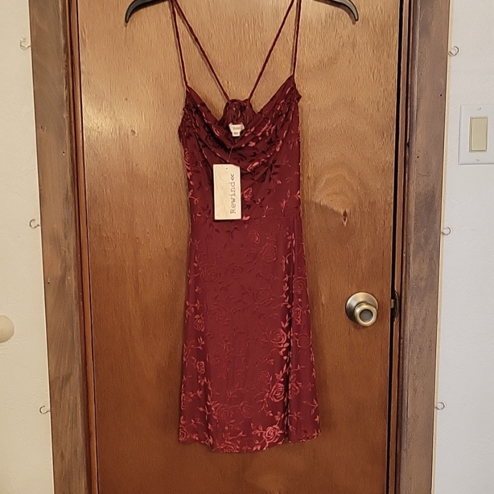 Rewind Burgandy/Red Dress